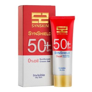 کرم ضدآفتاب بدون رنگ سایناسکین SPF50 مخصوص پوست چرب بانوان